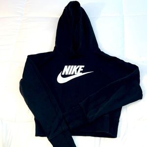 Girls Cropped Nike Hoodie